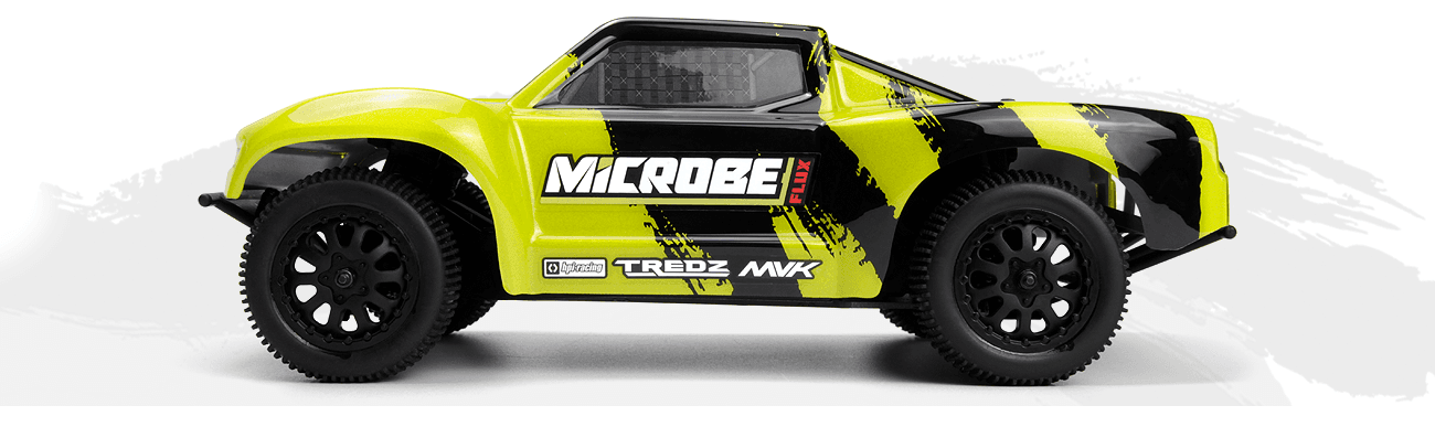 Short course 1/24 Brushless SC flux Maverick Microbe RC jaune – MV151509