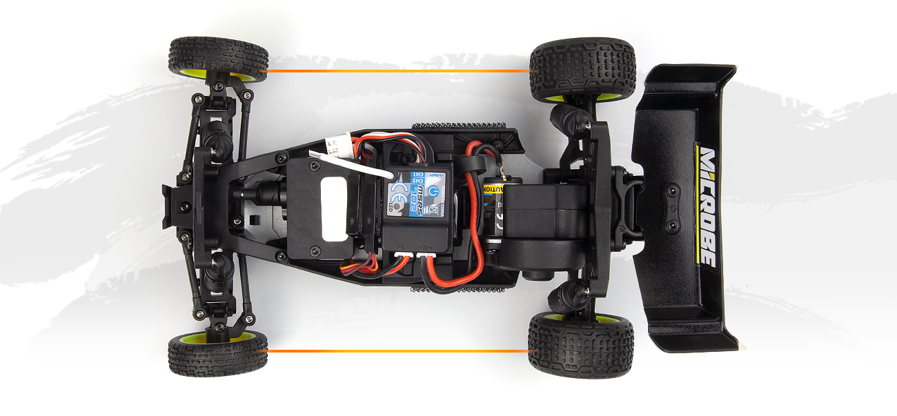 Buggy 1/24 Maverick Microbe – Voiture RC Tout-Terrain MV150850