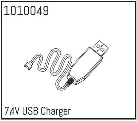 7.4V USB Charger - Breizh Modélisme.
