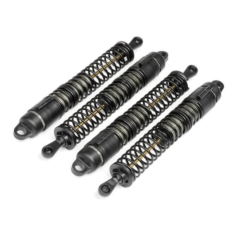 BIG BORE ALUMINUM SHOCK SET (ASSEMBLED/SAVAGE) - Breizh Modélisme.
