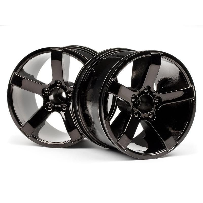 Bullet MT jantes Black Chrome Set HPI 101309 - Breizh Modélisme.