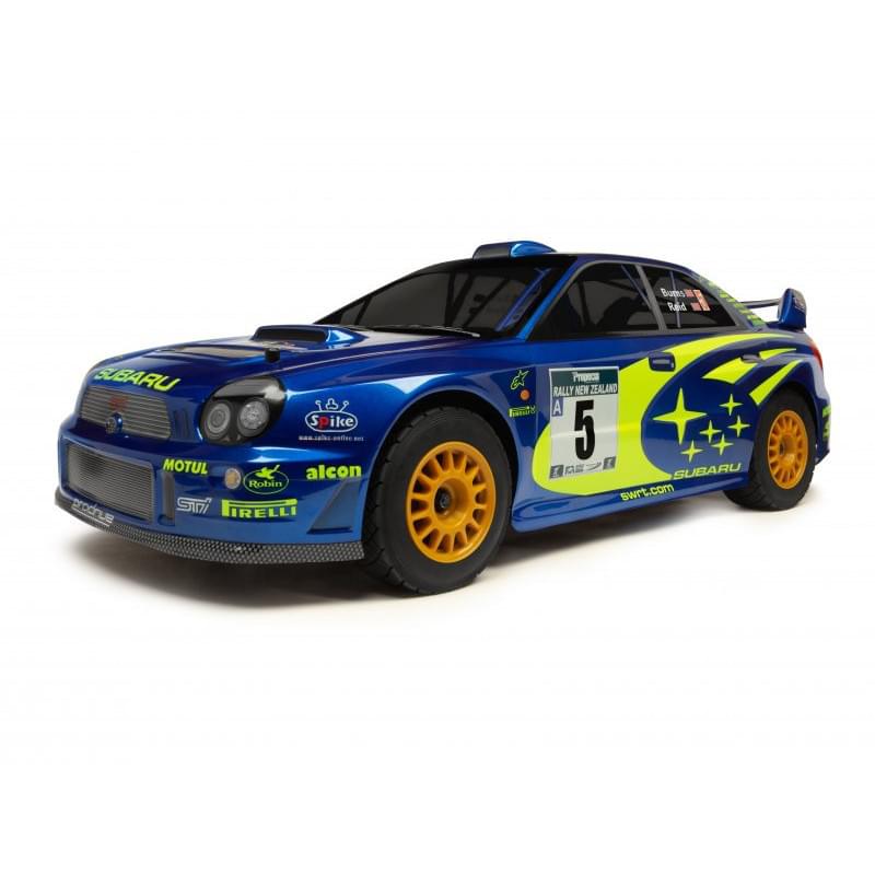 Carrosserie peinte WR8 2001 WRC Subaru Impreza - Breizh Modélisme.