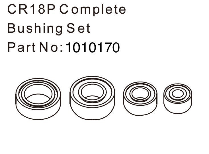 Complete Bushing Set - EVO 1:18 - Breizh Modélisme.