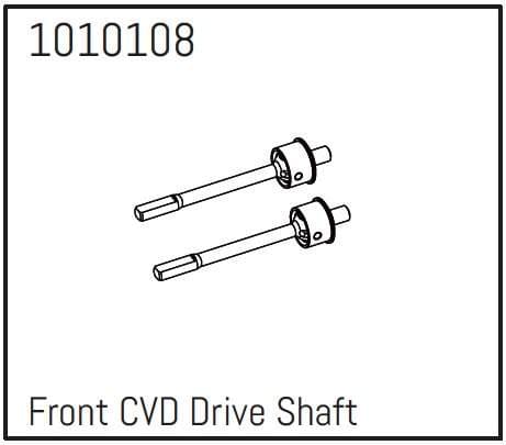 Front CVD Drive Shaft - PRO Crawler 1:18 (2) - Breizh Modélisme.