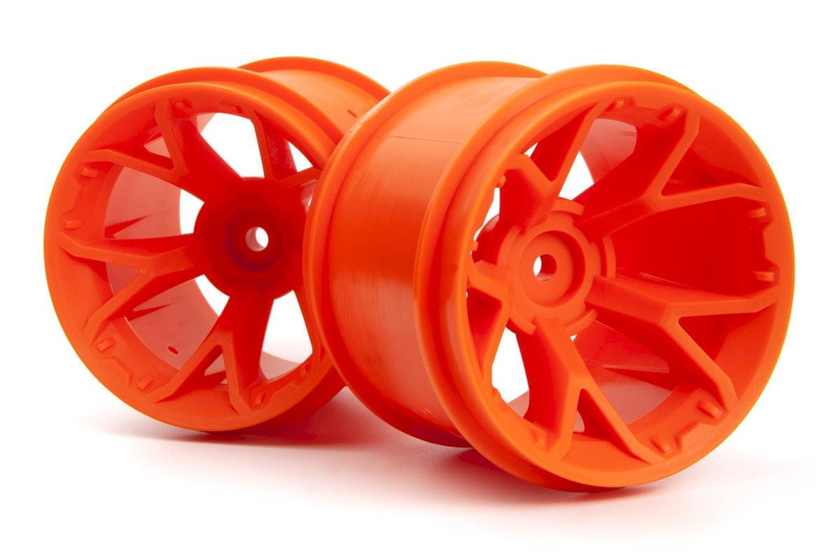 Lot de jantes Quantum2 MT 2.8 (Orange/2pcs) Maverick MV150420 - Breizh Modélisme.