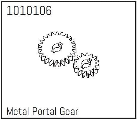 Metal Portal Gears - PRO Crawler 1:18 - Breizh Modélisme.