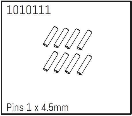 Pins 1 x 4.5mm - PRO Crawler 1:18 (8) - Breizh Modélisme.