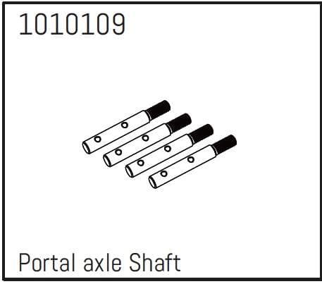 Portal Axle Shafts - PRO Crawler 1:18 (4) - Breizh Modélisme.