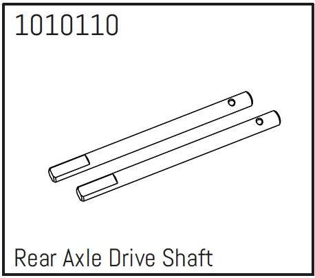 Rear Axle Drive Shaft - PRO Crawler 1:18 (2) - Breizh Modélisme.
