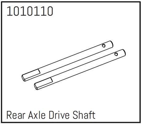 Rear Axle Drive Shaft - PRO Crawler 1:18 (2) - Breizh Modélisme.