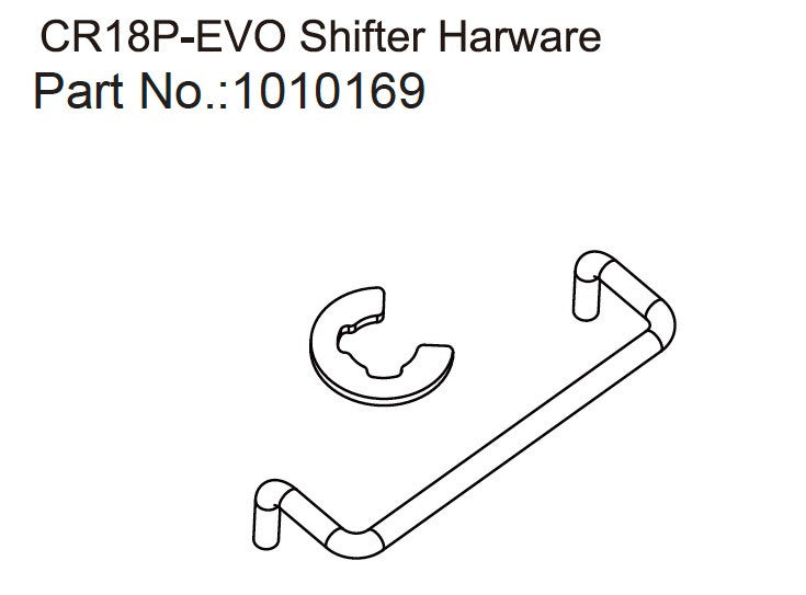 Shifter Hardware Harv./RV - EVO 1:18 - Breizh Modélisme.