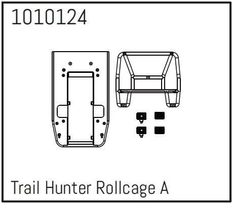 T-Hunter Rollcage Set A - PRO Crawler 1:18 - Breizh Modélisme.