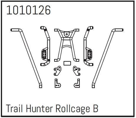 T-Hunter Rollcage Set B - PRO Crawler 1:18 - Breizh Modélisme.