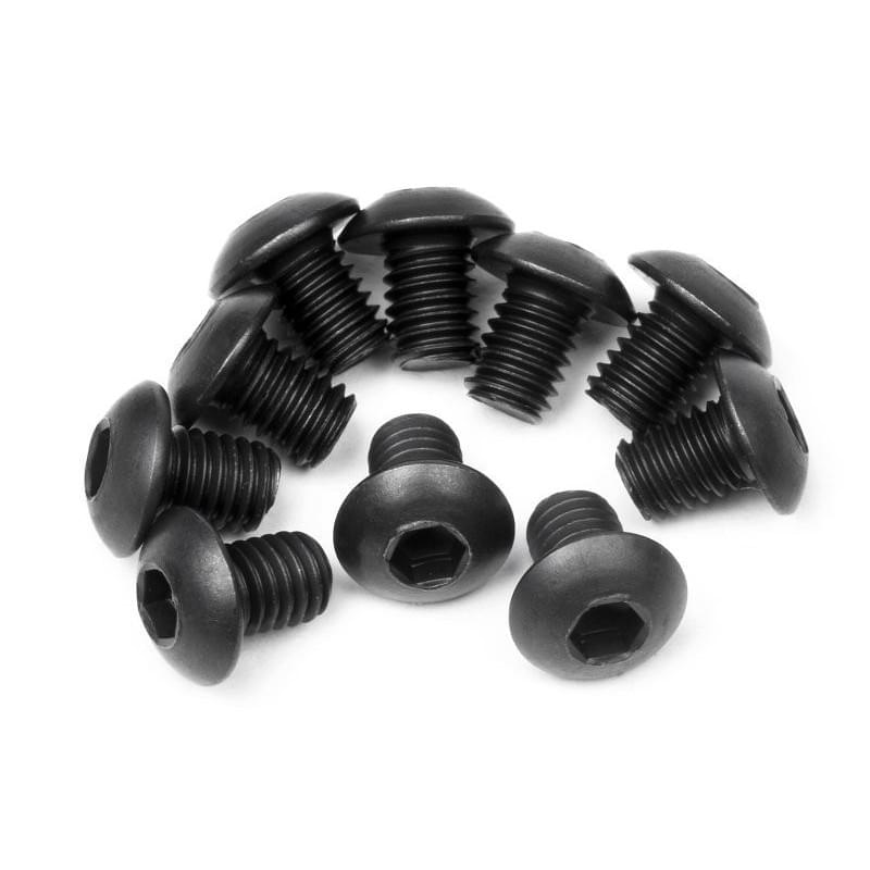 Visseries M3x4mm (10pcs) HPI 100558 - Breizh Modélisme.