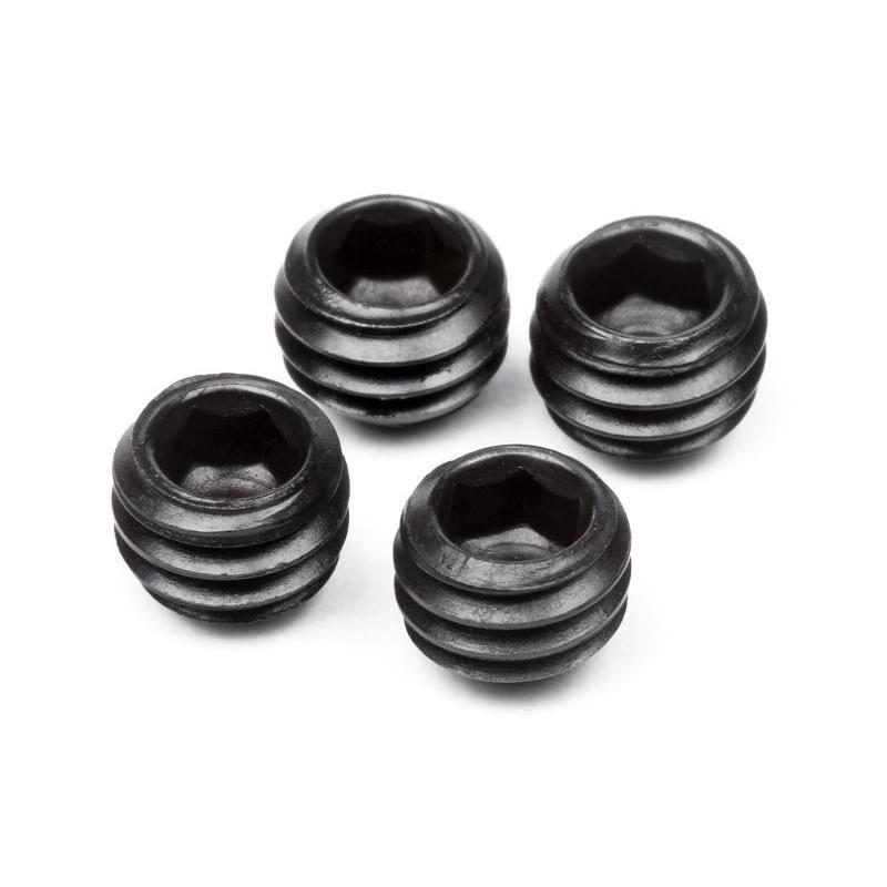 Visseries M4x3mm (4pcs) HPI 100555 - Breizh Modélisme.