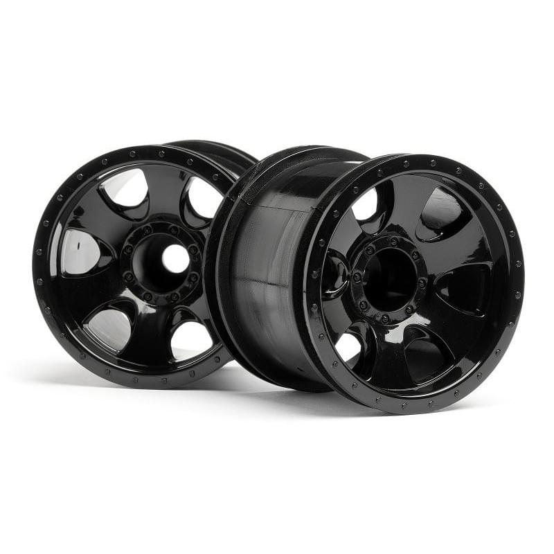 WARLOCK Jantes BLACK (2.2/2PCS) HPI 106724 - Breizh Modélisme.
