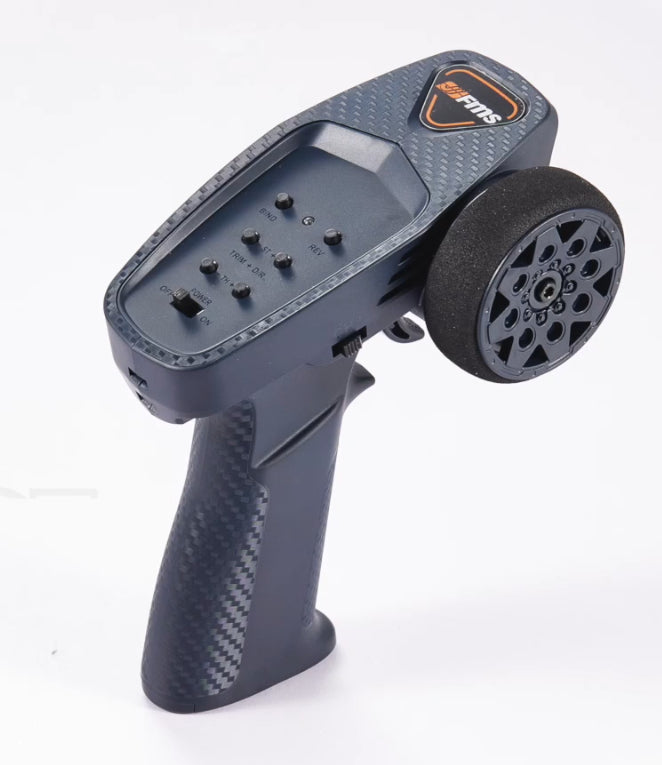 FMS 1/24e Smasher Monster truck FCX24 crawler Bleu - Prêt à rouler - Breizh Modélisme.