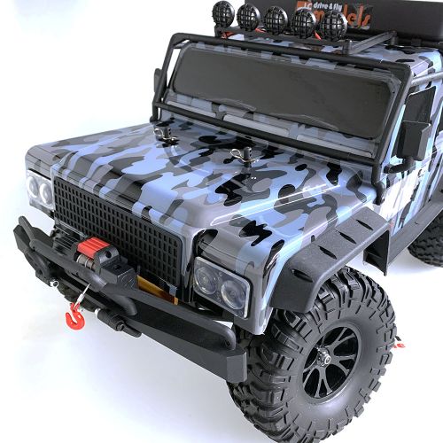 Crawler 1/10 RTR avec leds et Treuil, Kanyon DF-4J 4WD édition 2022 - 3117