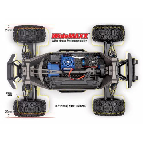 Traxxas Maxx 4S Orange 4WD brushless TQi TSM RTR 89076-4-ORNG