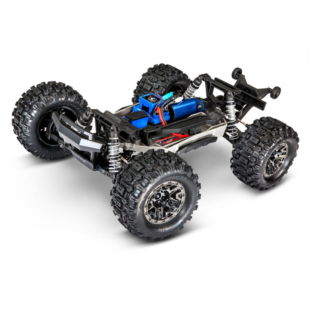 Traxxas Voiture Télécommandée Sledge 4WD 1/8 Electric Monster Argenté