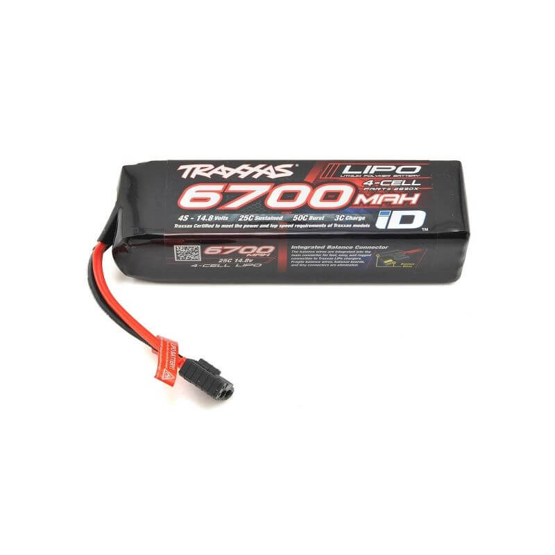 Accu Lipo ID 4S 14,8V 6700mAh 25C- Traxxas TRX 2890X