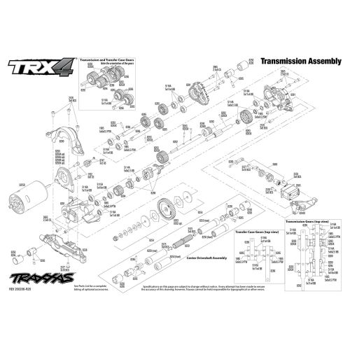 Traxxas TRX-4 rouge Defender Scale & Trail RTR 82056-4