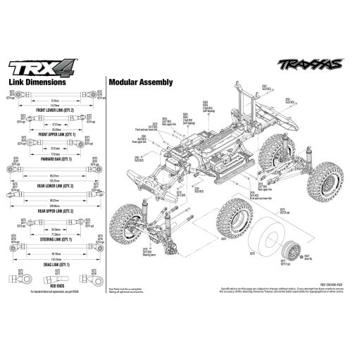 Traxxas TRX-4 rouge Defender Scale & Trail RTR 82056-4