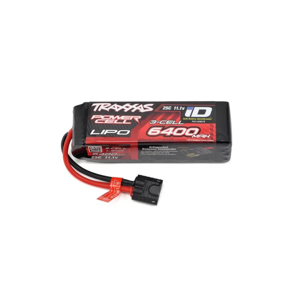 Batterie lipo 3S Traxxas 2857X ID 11,1V 6400mAh 25C (135x45x42mm)
