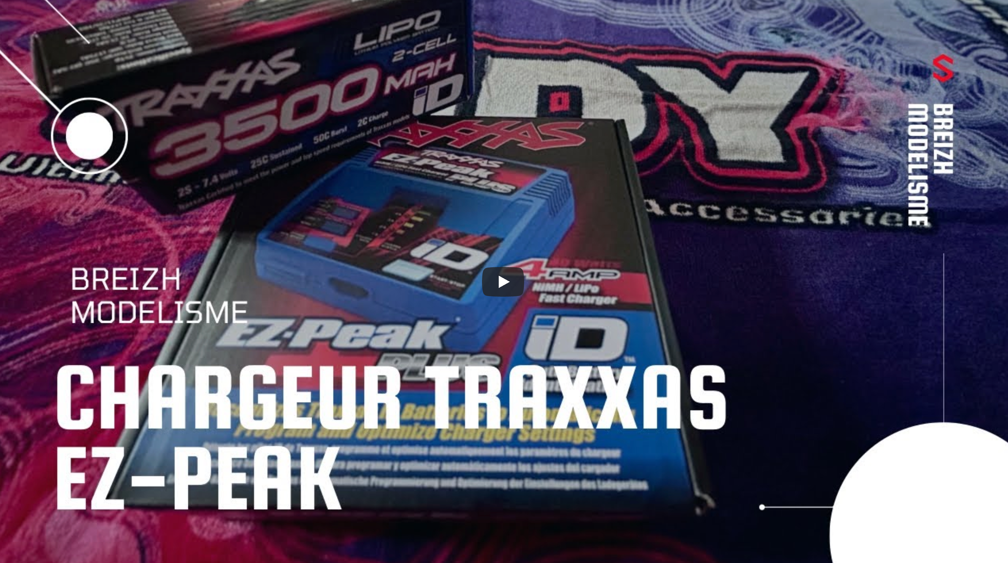 Fonctionnement chargeur traxxas EZ-peak ID 2970GX