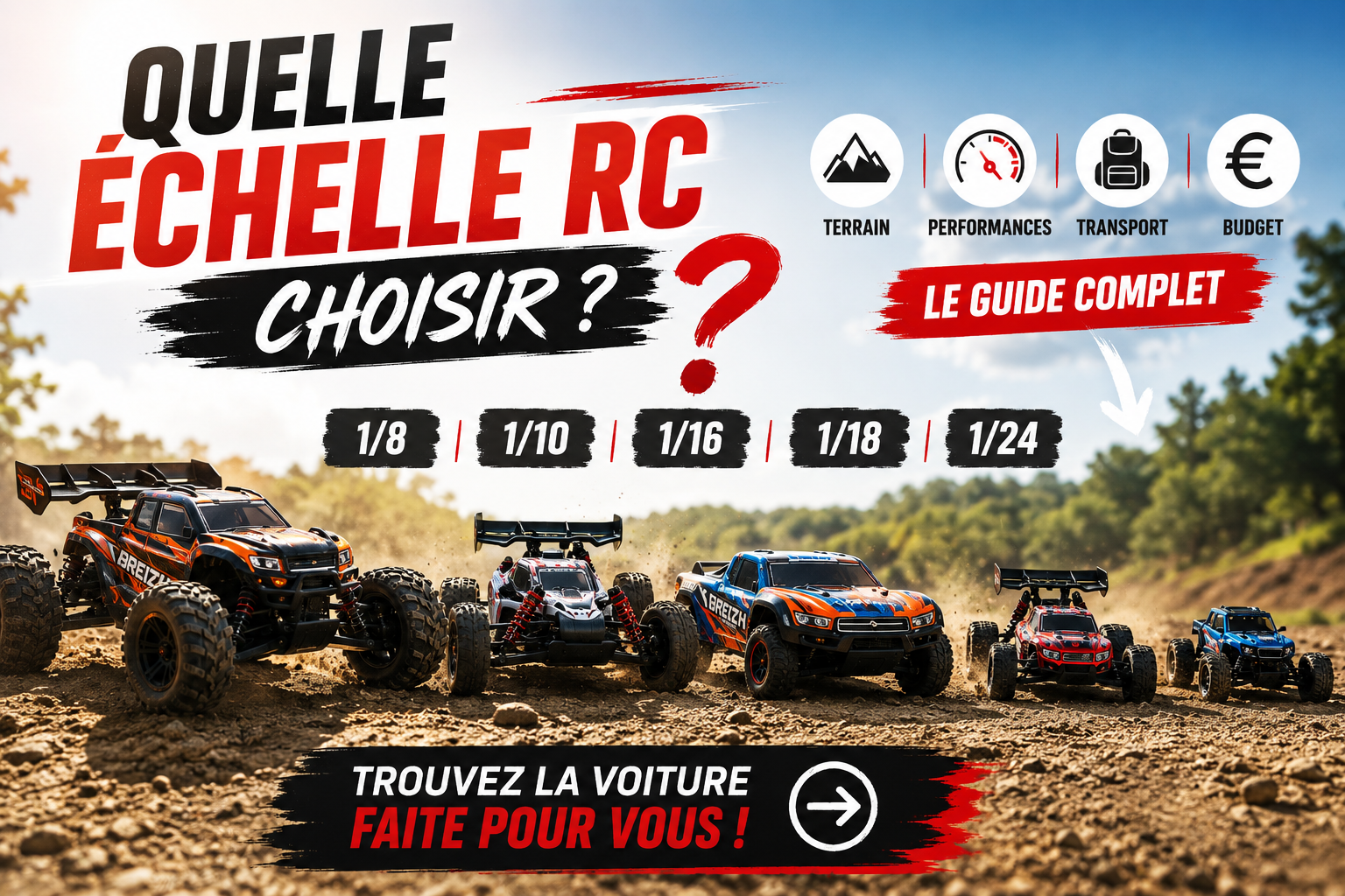 Guide des échelles RC : quelle taille choisir ?
