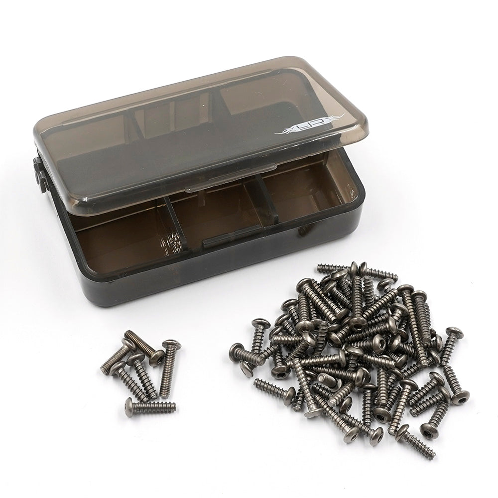 Assortiment de vis en titane avec boîte pour Tamiya WR-02C - TSAS-0041