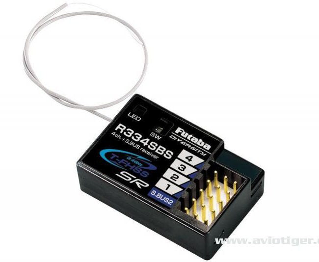Radio Futaba T4PM Plus avec récepteur R334SBS 4 voies
