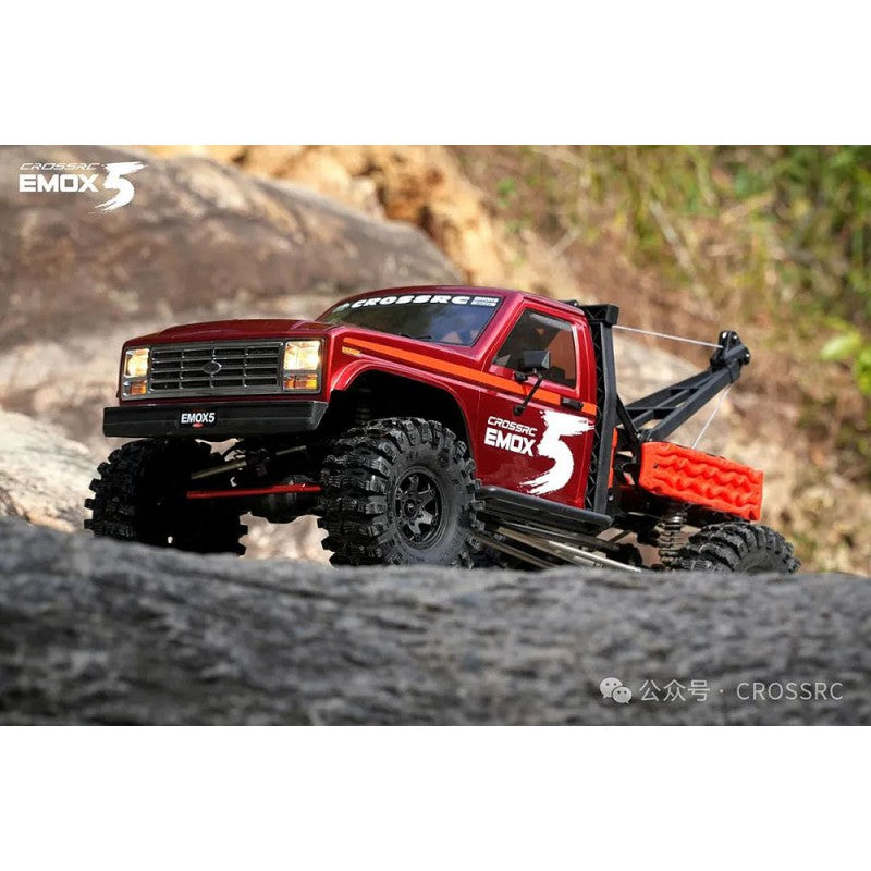 Crawler Cross RC EMO X5 Brushless 1/8 RTR metal rouge - Breizh Modélisme.