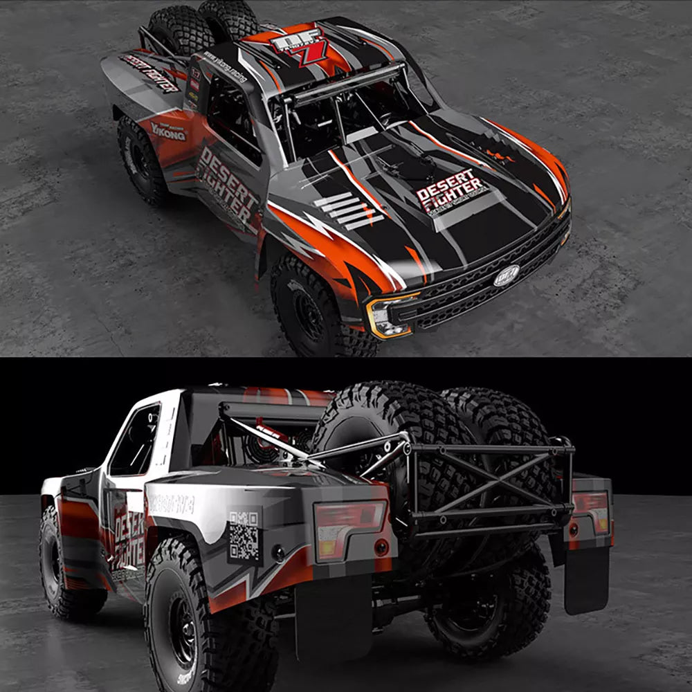 Short Course Desertfighter Yikong DF7 V3 1/7 rouge - YK4072B