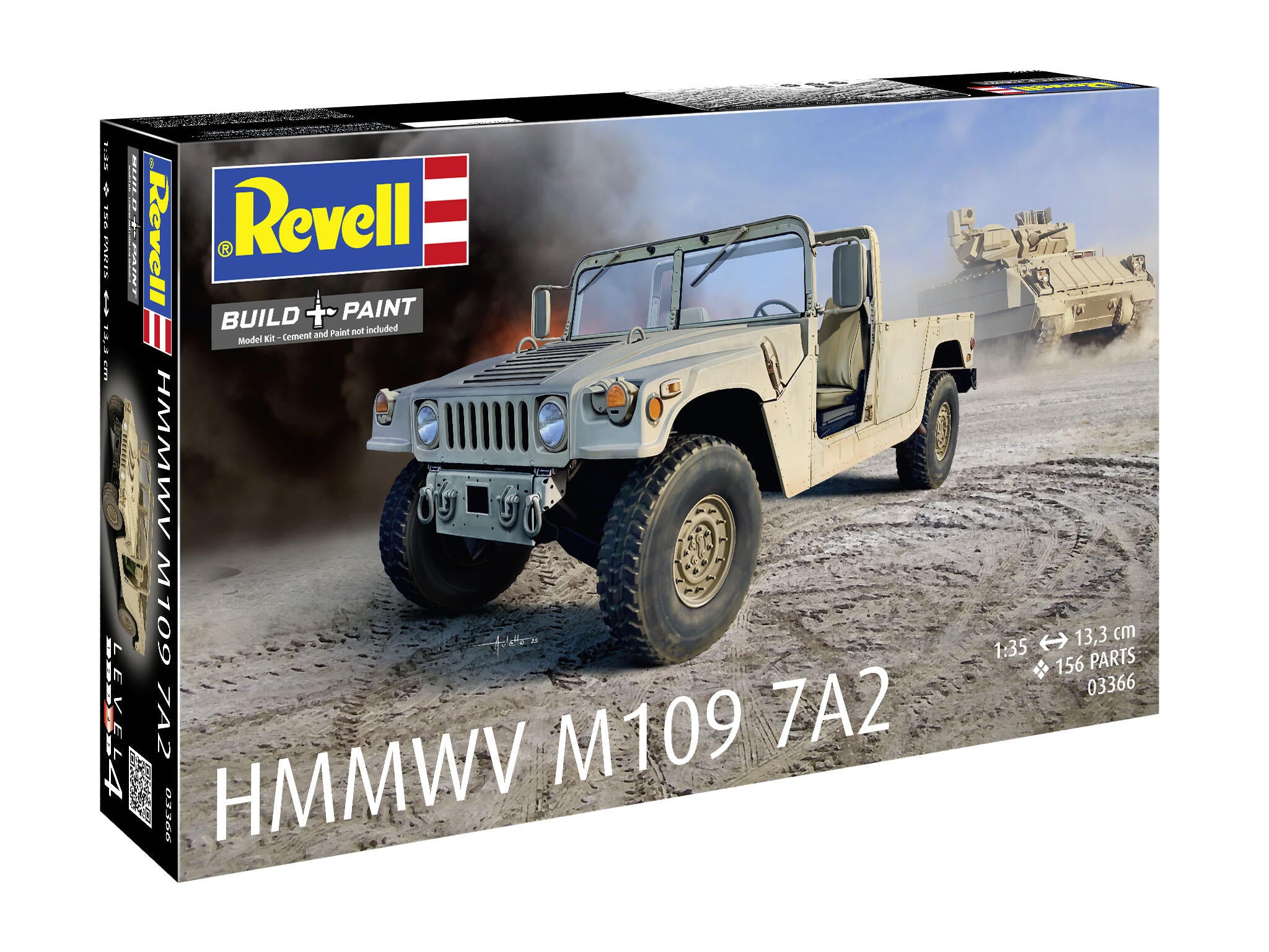 Maquette militaire Revell 03366 HMMWV M109 7A2