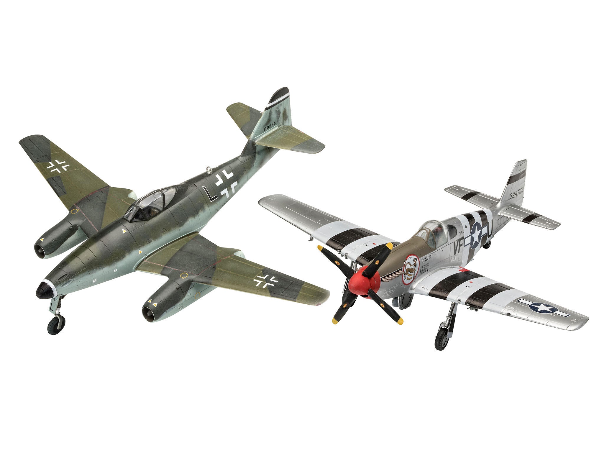 Maquette avion Revell 03711 Set combat ME262 & P-51B