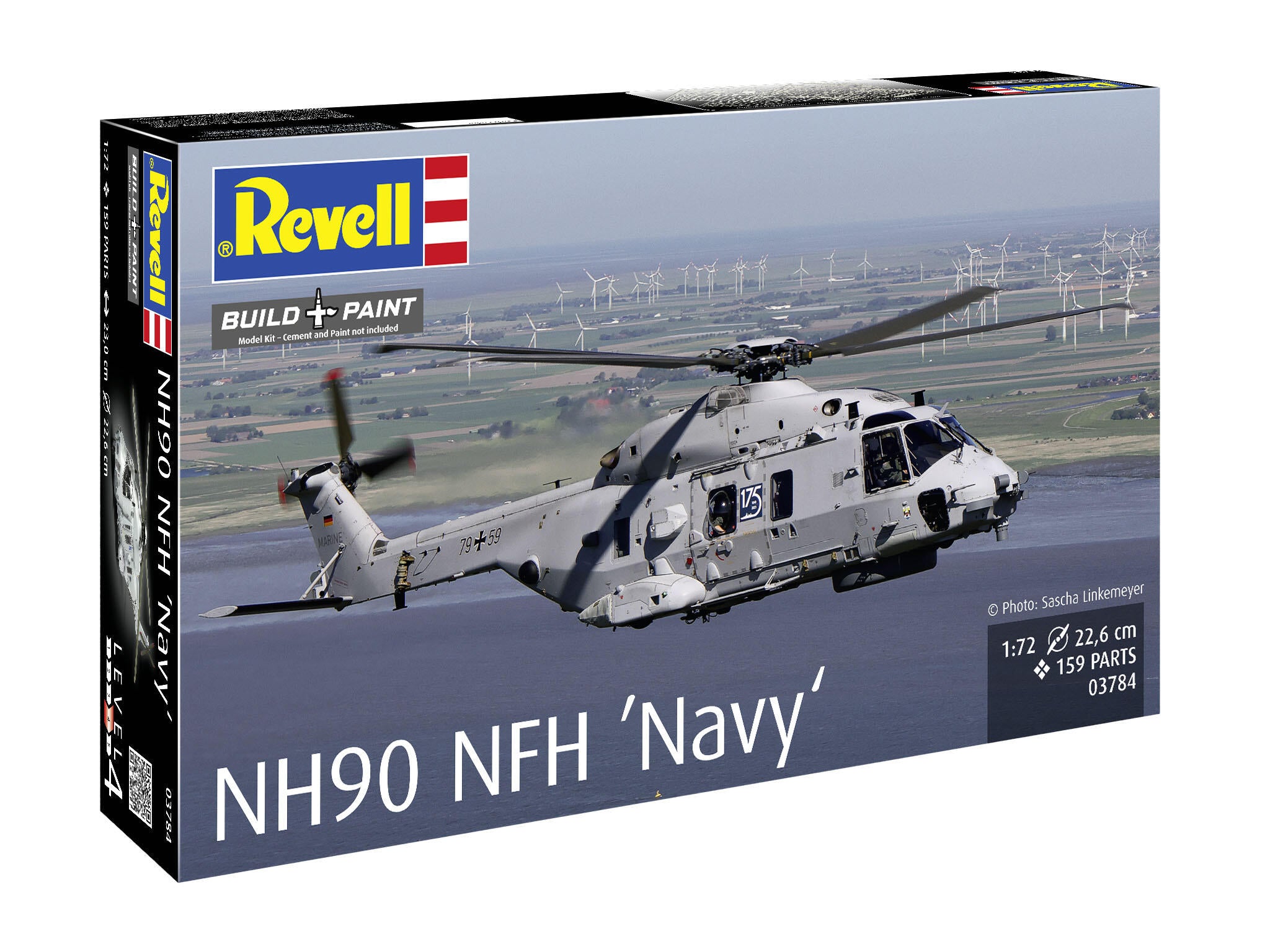 Maquette hélicoptère Revell 03784 NH90 NFH "Navy"