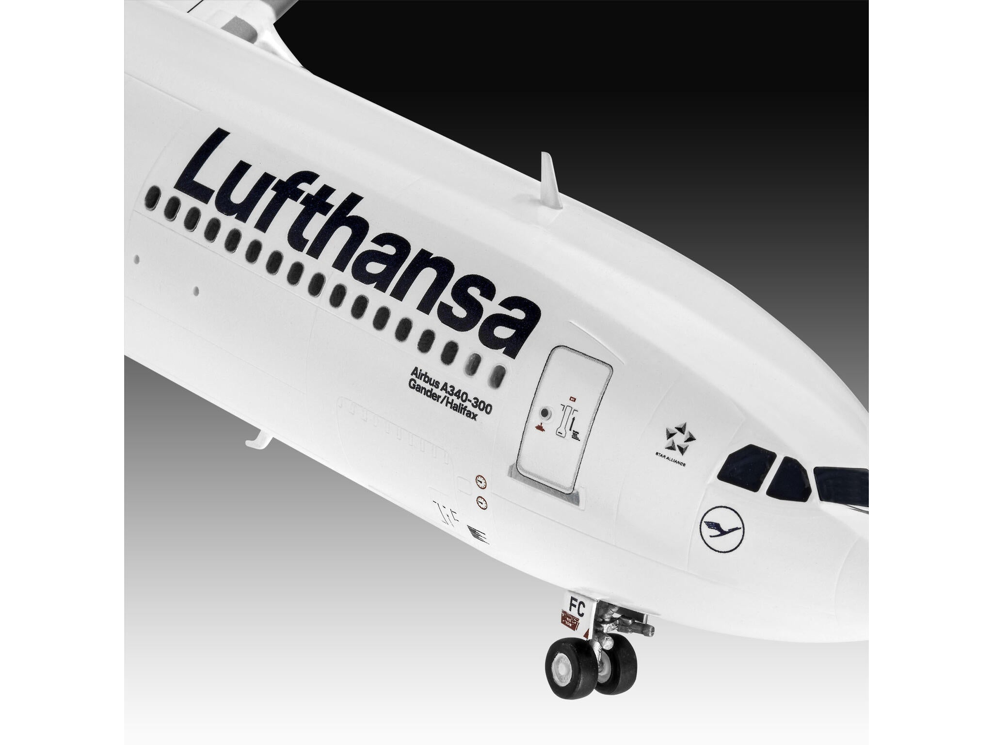 Maquette avion Revell 03803 Airbus A340-300 "Lufthansa" New Livery