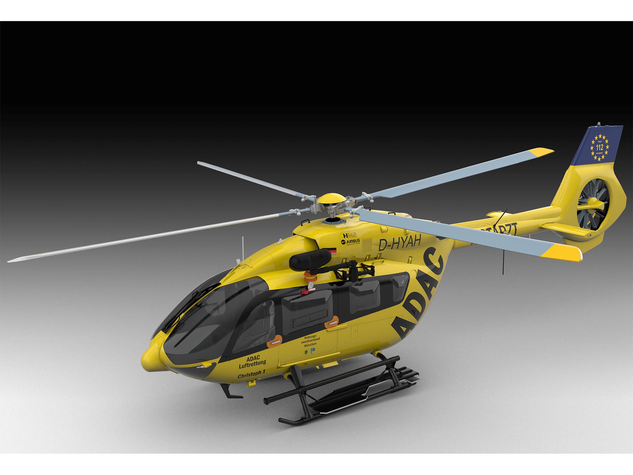 Maquette hélicoptère Revell 04969 Airbus H145 "ADAC Sauvetage aérien"