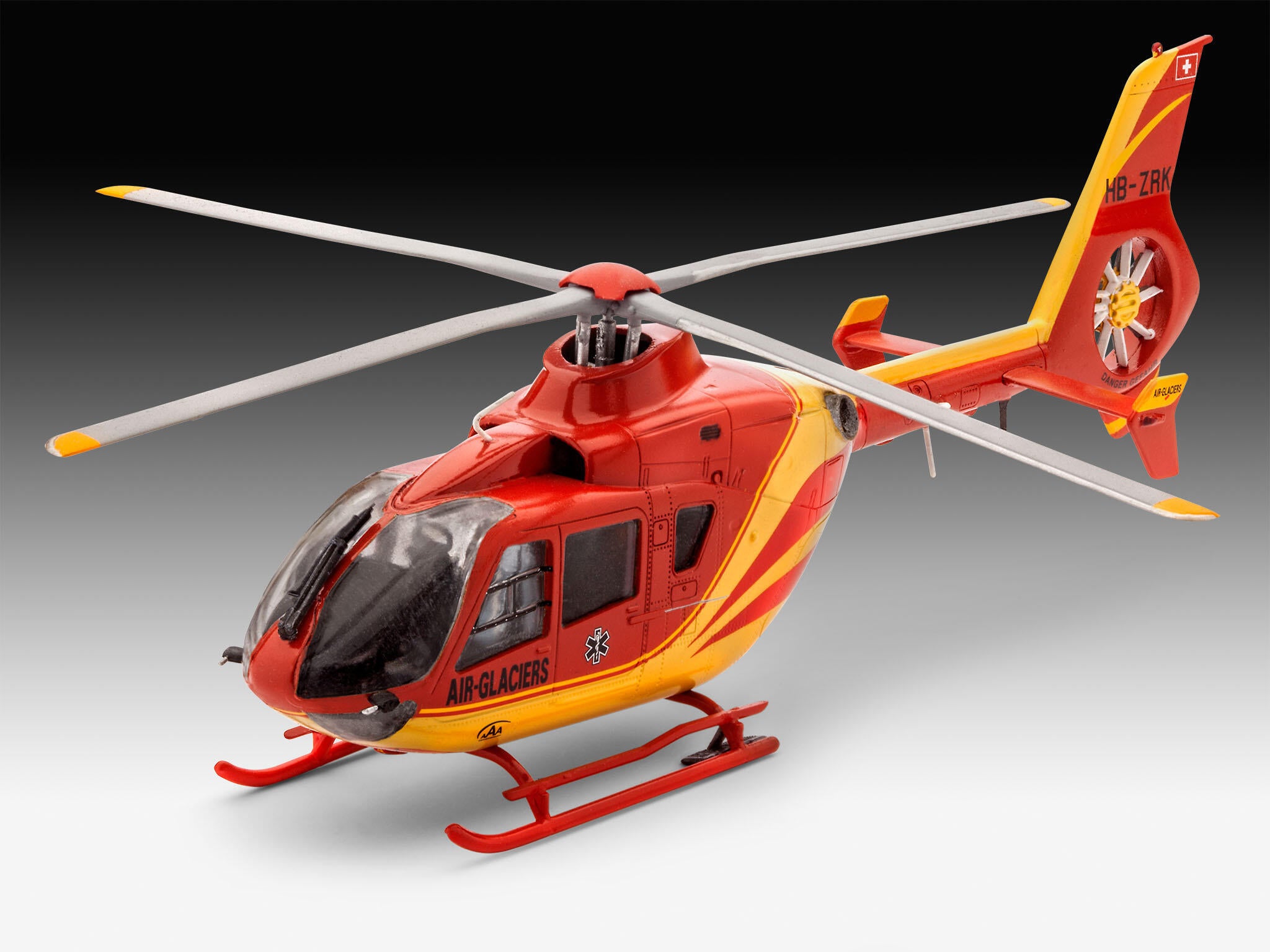 Maquette hélicoptère Revell 04986 Airbus Helicopters EC135 "Air-Glaciers"