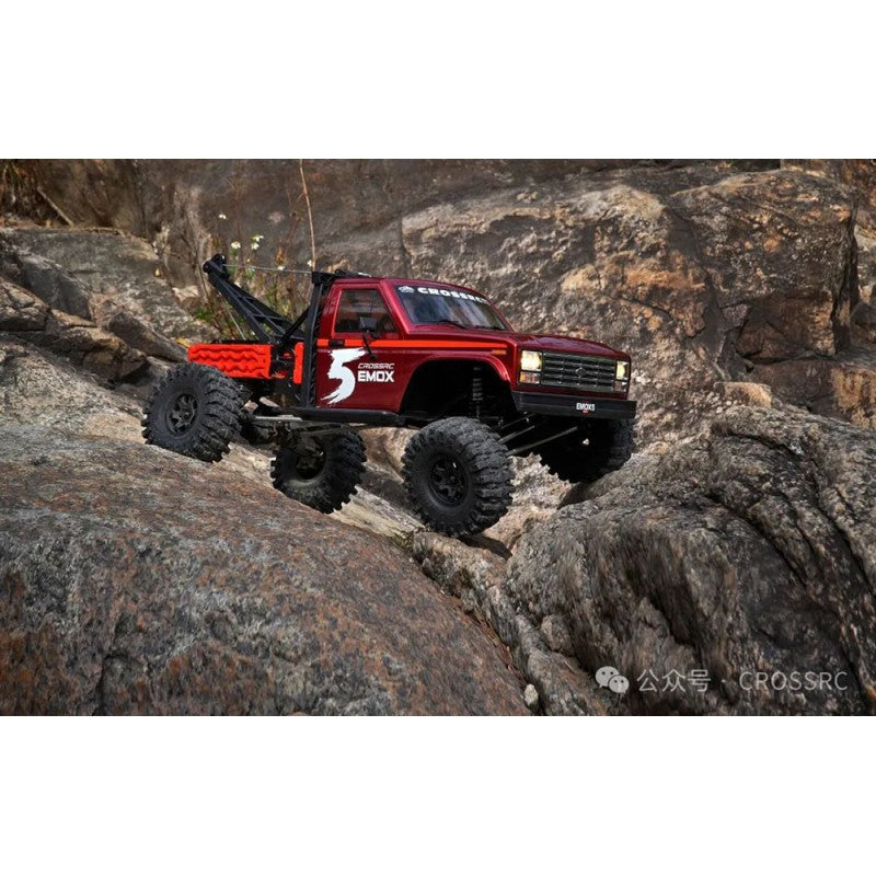 Crawler Cross RC EMO X5 Brushless 1/8 RTR metal rouge - Breizh Modélisme.