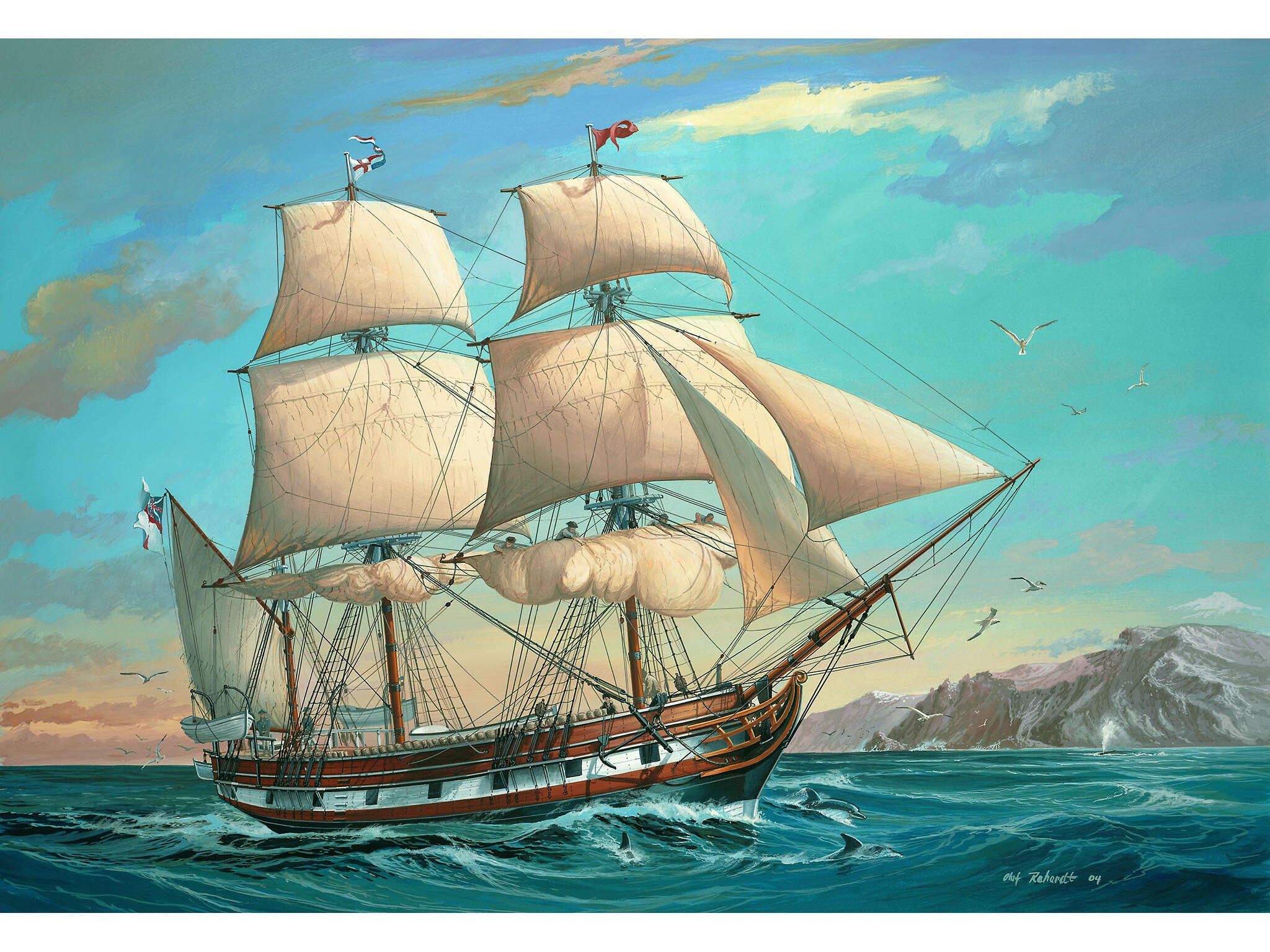 Maquette bateau Revell 05458 Darwin's Historical Discovery Barque H.M.S. Beagle