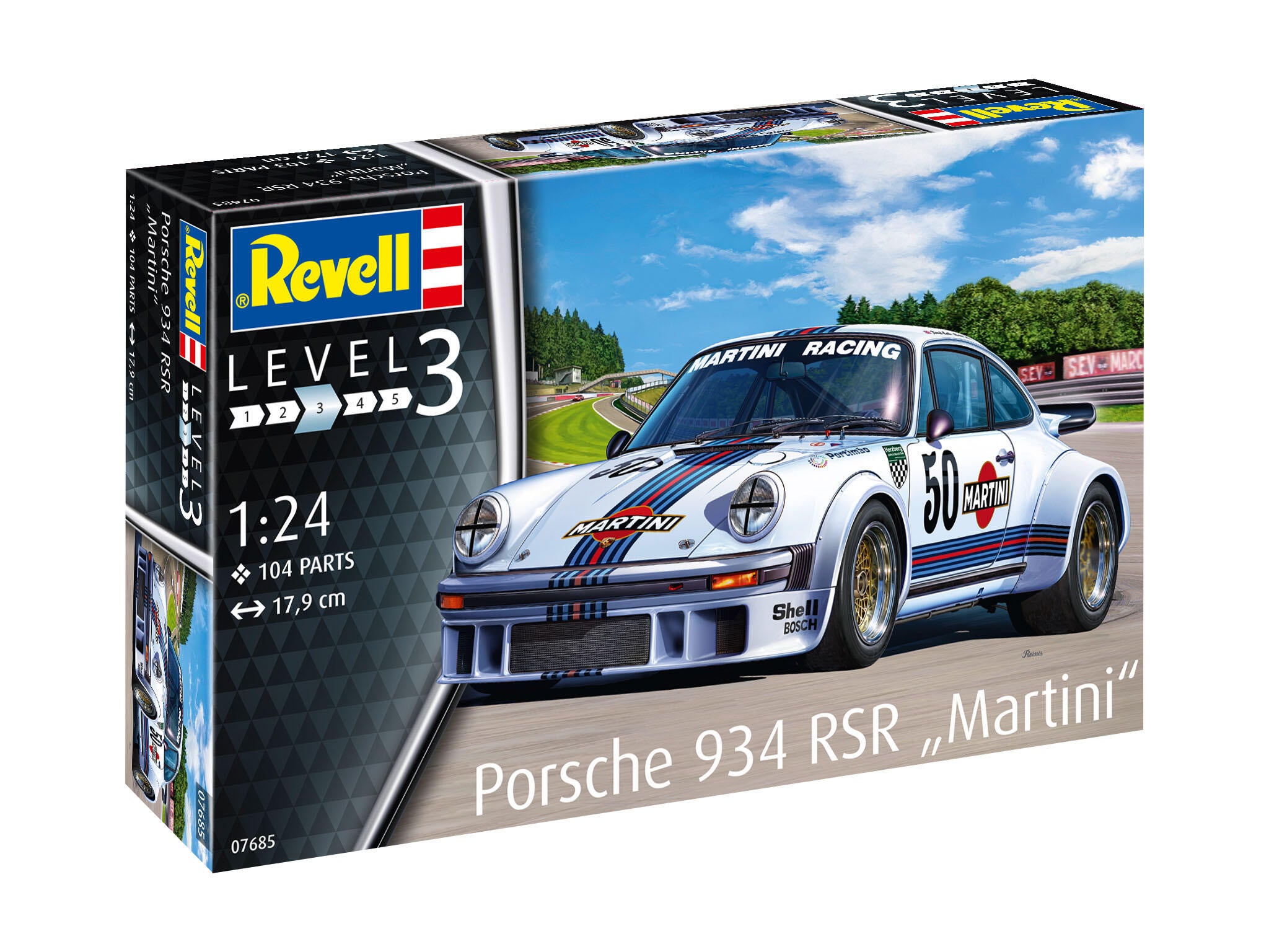 Maquette voiture Revell 07685 Porsche 934 RSR "Martini"