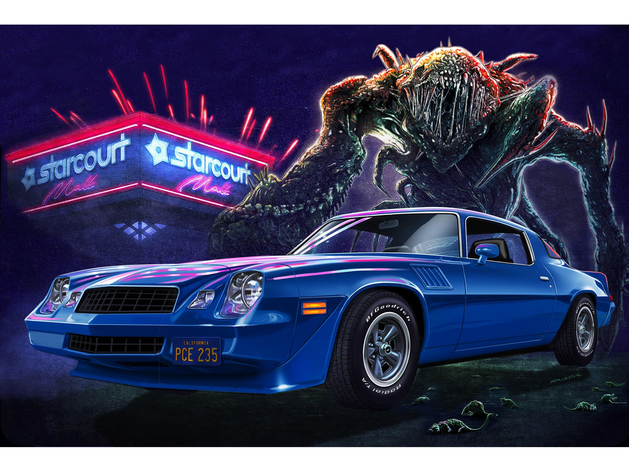 Maquette film Revell 07728 "Stranger Things" Billy's Chevy Camaro Z/28