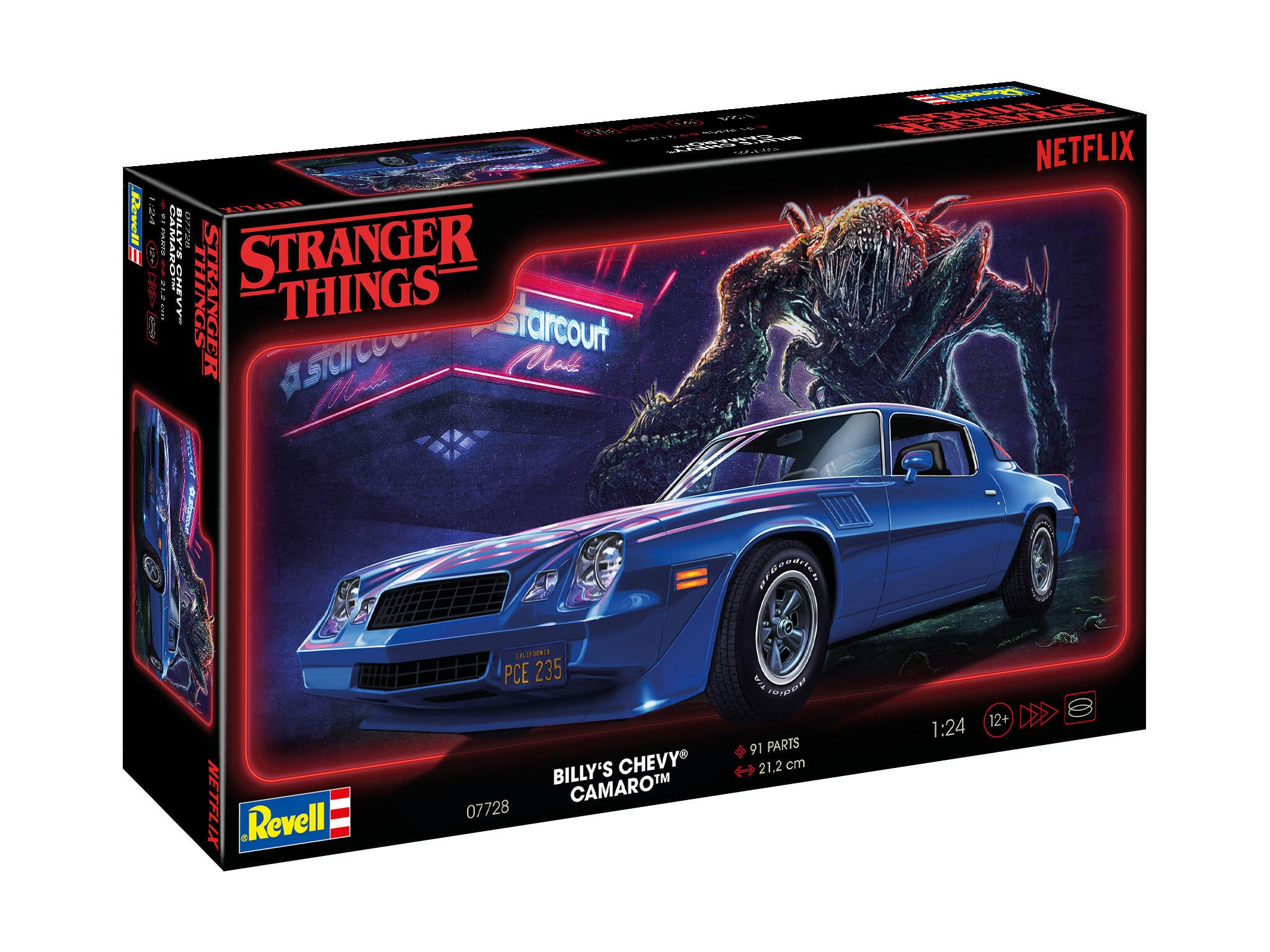 Maquette film Revell 07728 "Stranger Things" Billy's Chevy Camaro Z/28