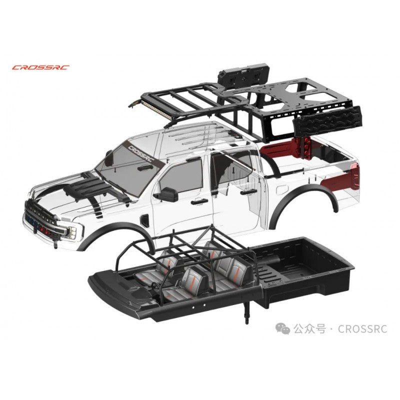 Crawler Cross RC EMO XX2 1/5 RTR Brushless kit CRO90100262 gris