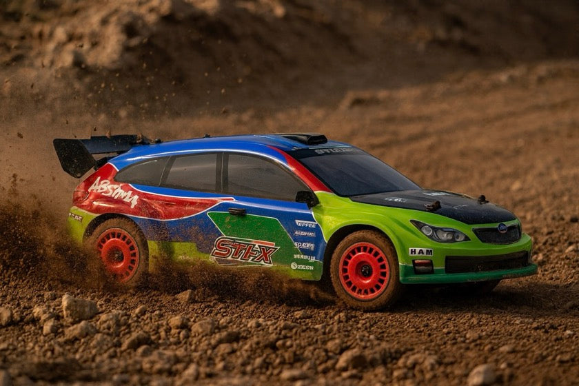 Rallye Absima 1/10 "STi-X" brushless 4WD RTR 12234 version Pack lipo 2S