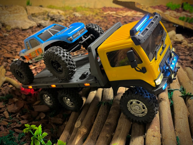 Absima HobbyPlus CR-18P "Tow Truck ARKTOS 6x6" jaune RTR 1/18 - HBP1810430