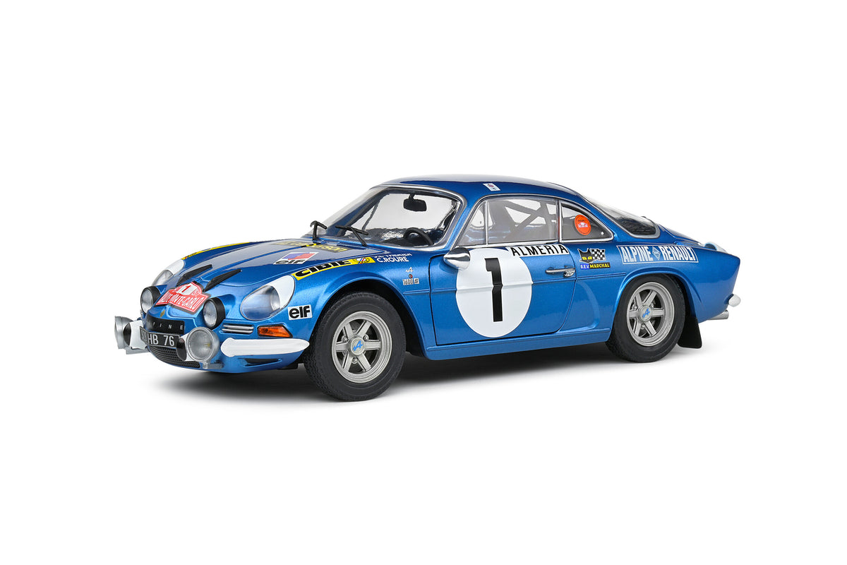 Solido S1804210 miniature collection 1/18 Alpine A110 1600S Rallye Monte Carlo 1972 – #1 Therier/Roure - Breizh Modélisme.
