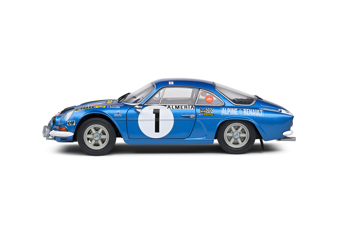 Solido S1804210 miniature collection 1/18 Alpine A110 1600S Rallye Monte Carlo 1972 – #1 Therier/Roure - Breizh Modélisme.